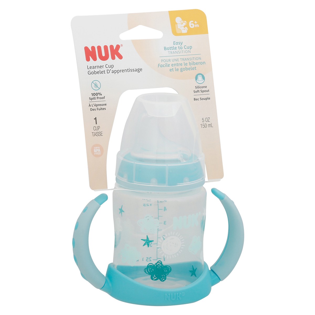 slide 6 of 9, NUK 5 Ounce Learning Cup 1 ea, 5 oz