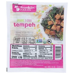 Franklin Tempeh Five Grain Tofu