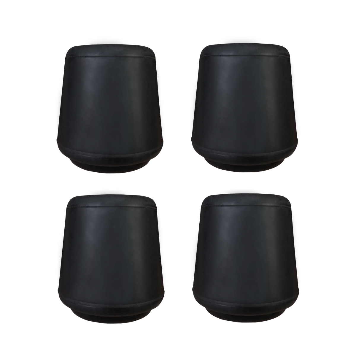 slide 17 of 29, Super Sliders 1 1/8" Rubber Chair Leg Tip Replacement, Black, 4 ct