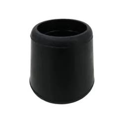 SuperSliders 1 1/8" Rubber Chair Leg Tip Replacement, Black