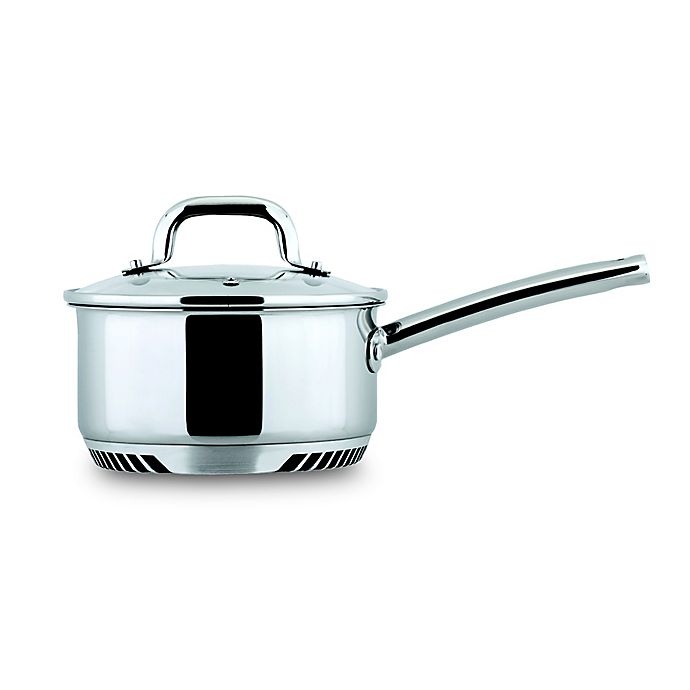 slide 4 of 6, Turbo Pot FreshAir Rapid Boil Stainless Steel Sauce Pan, 2.2 qt