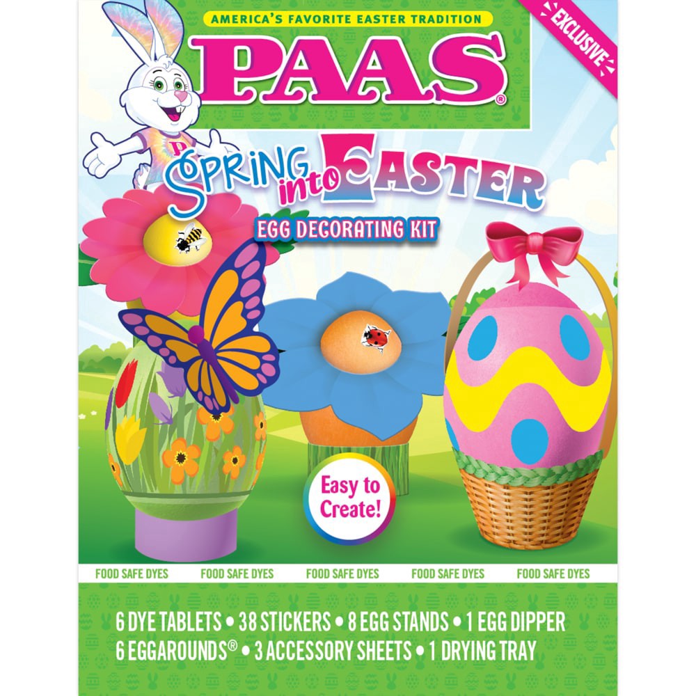 slide 1 of 1, PAAS® Spring Into Easter Egg Decorating Kit, 1 ct