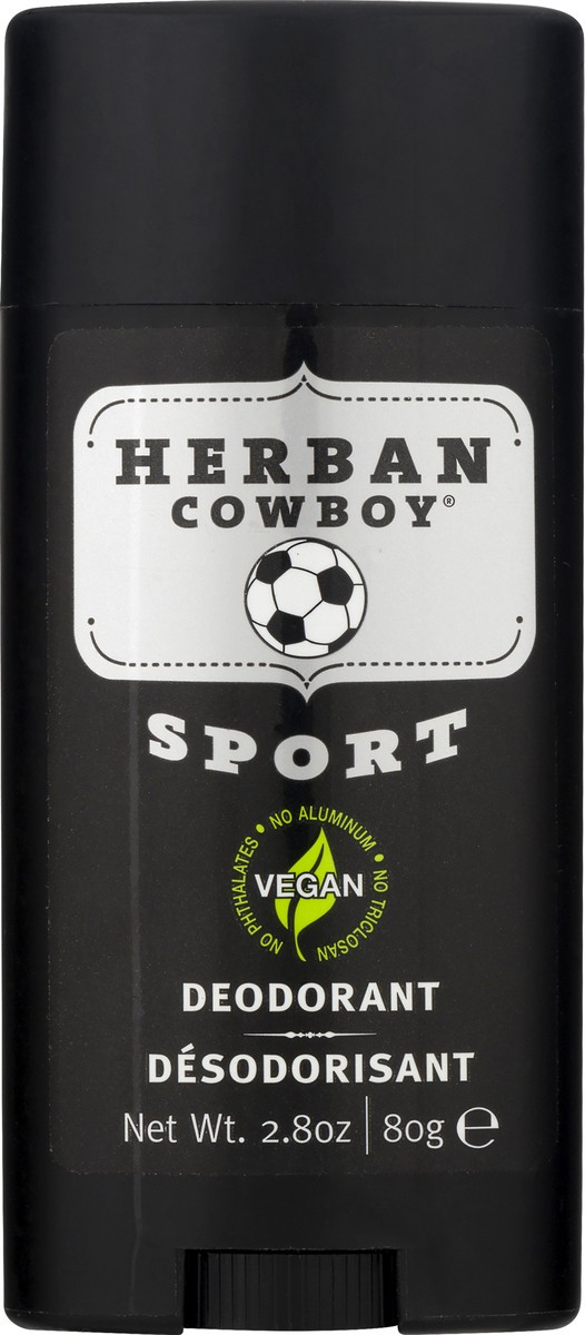 slide 4 of 9, Herban Cowboy Sport Deodorant, 2.8 oz