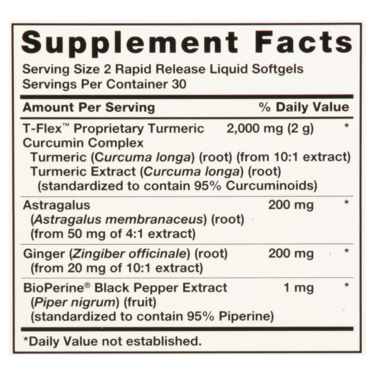 slide 6 of 12, T-Flex Advanced Liquid Softgels 2000 mg Triple Strength Joint Care Formula Turmeric Curcumin Complex 60 ea, 60 ct