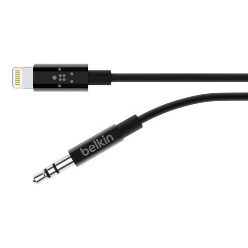 slide 2 of 28, Belkin 3.5 mm Audio Cable with Lightning Connector 1 ea, 1 ct