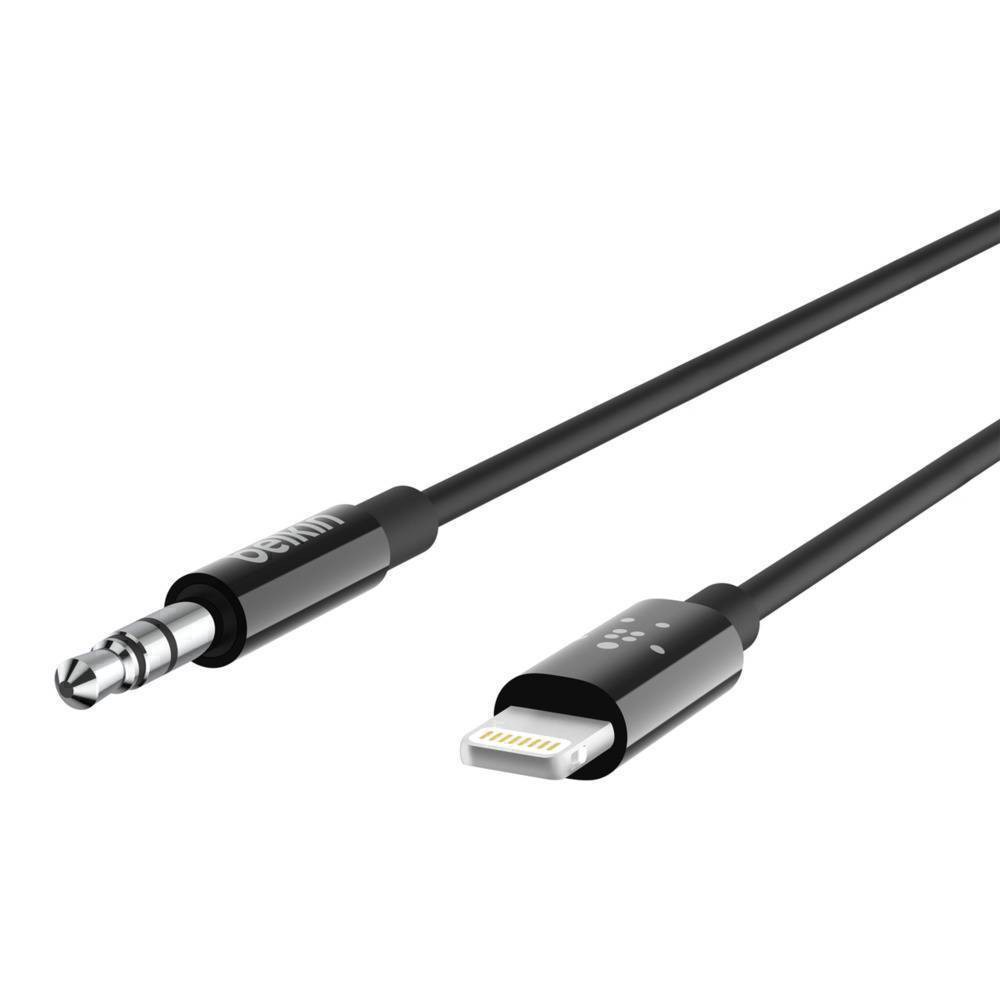 slide 8 of 28, Belkin 3.5 mm Audio Cable with Lightning Connector 1 ea, 1 ct