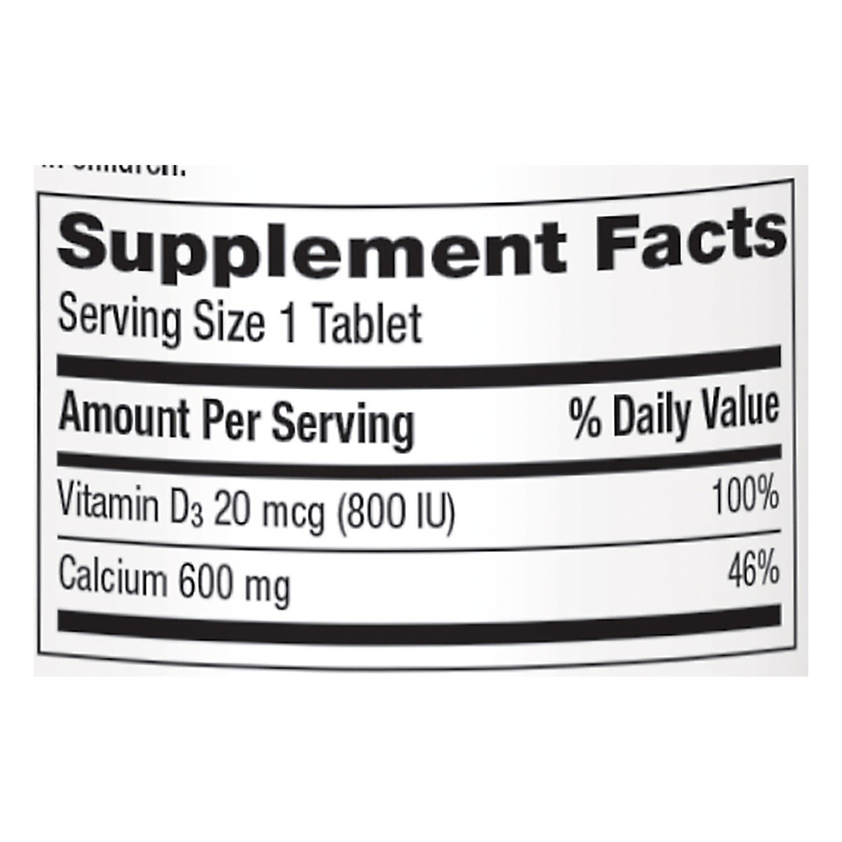 slide 5 of 11, Caltrate 600+D3 Calcium and Vitamin D Supplement Tablets - 120 Count, 120 ct