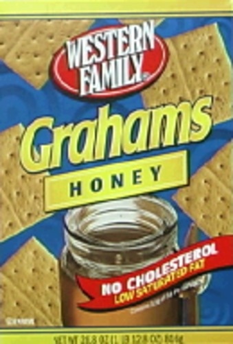 slide 1 of 1, Western Family Honey Graham Cracker, 28.8 oz