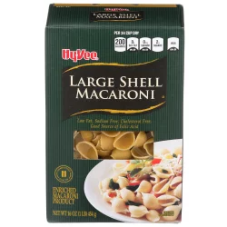 Hy-vee Enriched Macaroni Product, Large Shell Macaroni