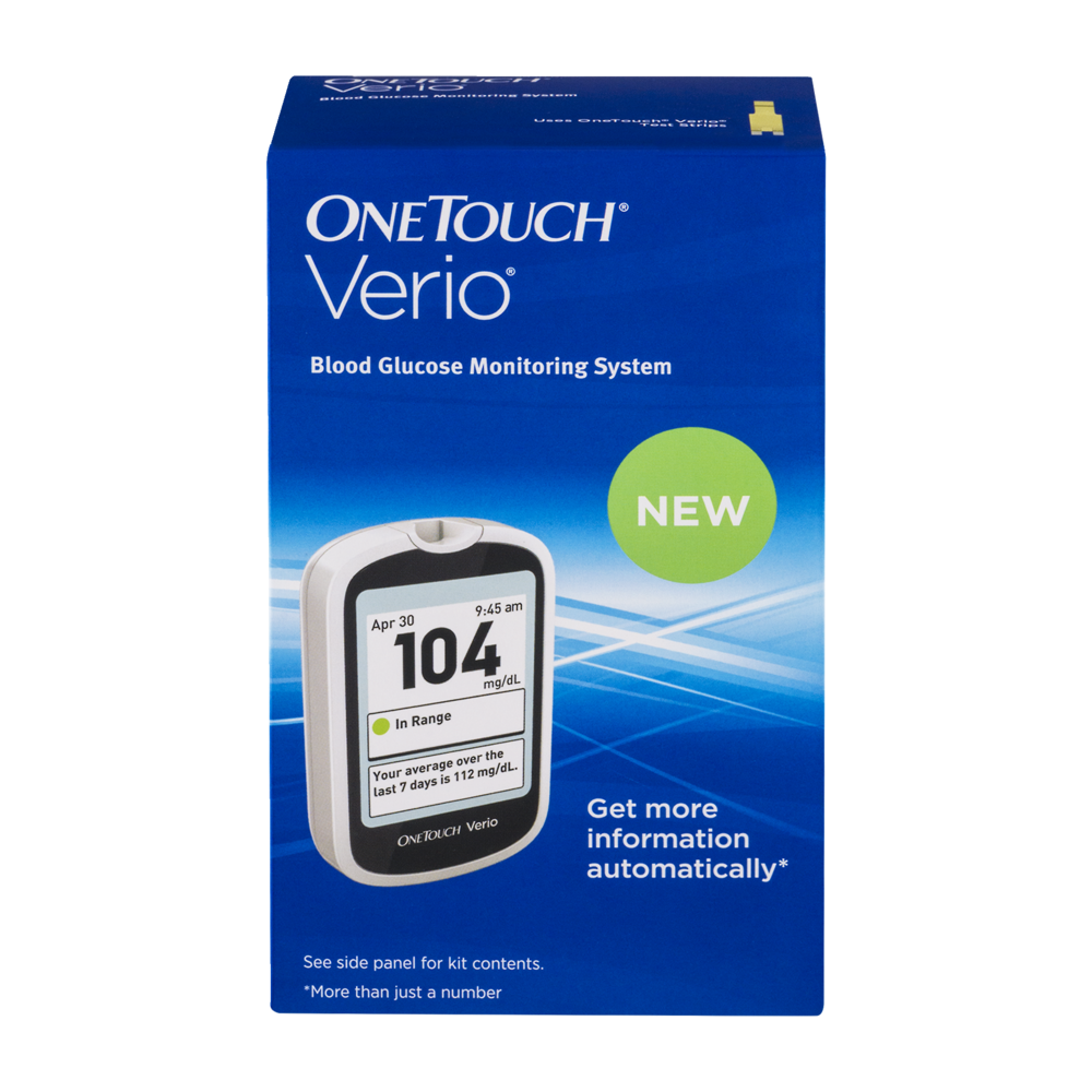 slide 1 of 8, OneTouch Verio Meter, 1 ct