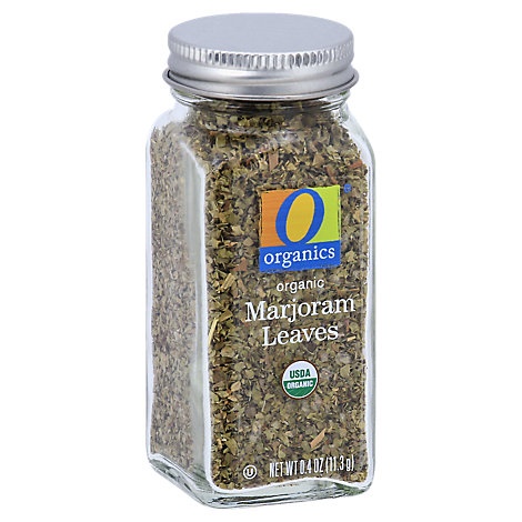 slide 1 of 1, O Organics Organic Marjoram Leaves, 0.4 oz