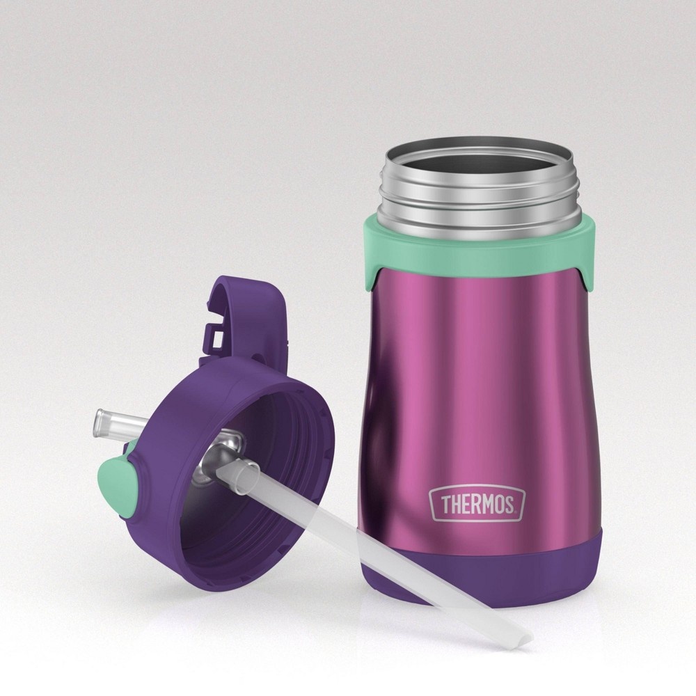 Thermos Stainless Steel Straw Bottle Purple 10 oz Shipt
