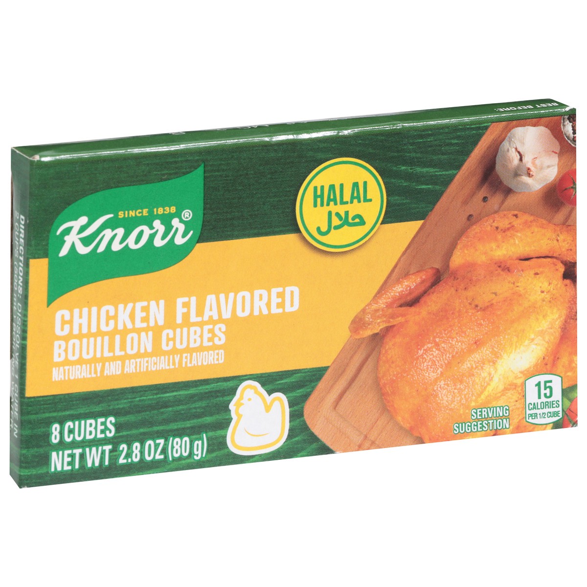slide 10 of 14, Knorr Chicken Flavored Bouillon Cubes 8 ea, 8 ct