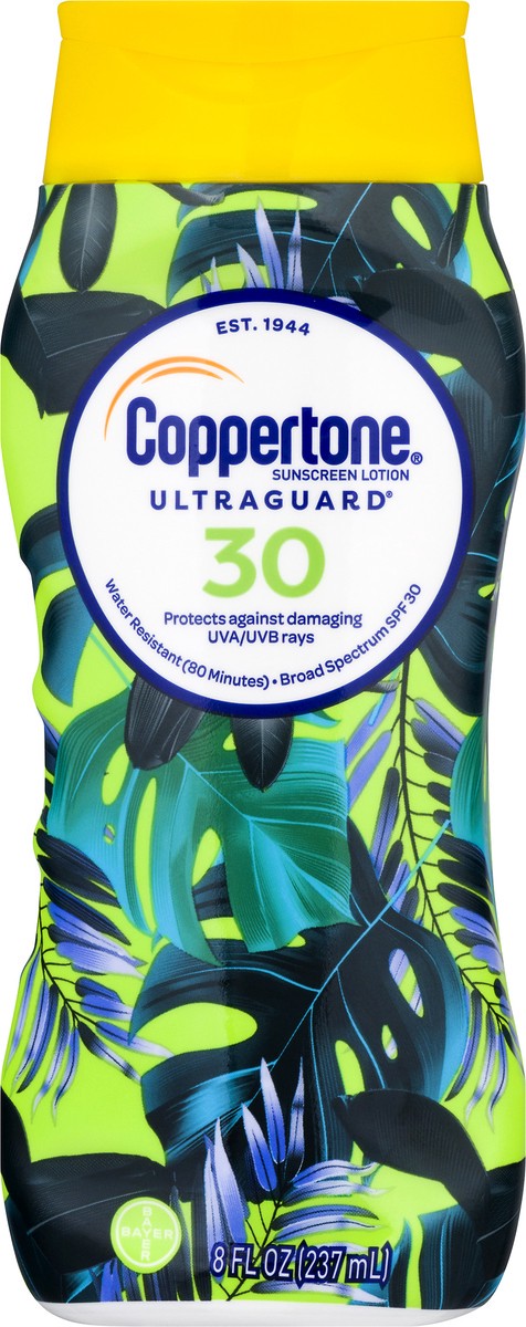 slide 6 of 9, Coppertone Ultra Guard Sunscreen Lotion - SPF 30, 8 fl oz