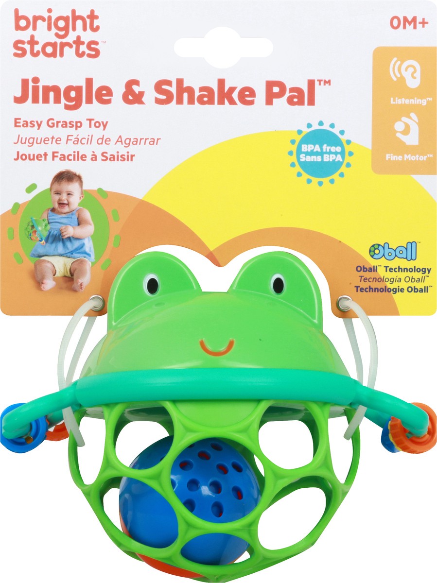 slide 1 of 5, Bright Starts Jingle & Shake Pal Easy Grasp Toy 1 ea, 1 ct