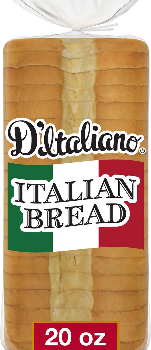 slide 1 of 1, D'Italiano Shelf-Stable Italian White Bread, 20 oz, 20 oz