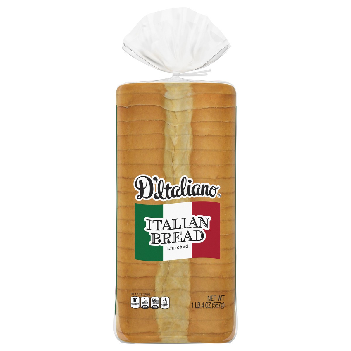 slide 1 of 9, D'Italiano Arnold's Italian Bread, 20 oz