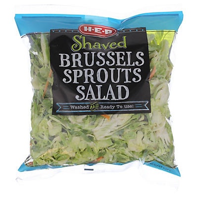 slide 1 of 1, H-E-B Shaved Brussels Sprouts Salad, 10 oz