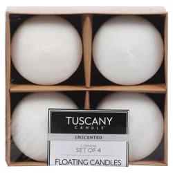 Tuscany Candle Floating Unscented Candles - 1 ea