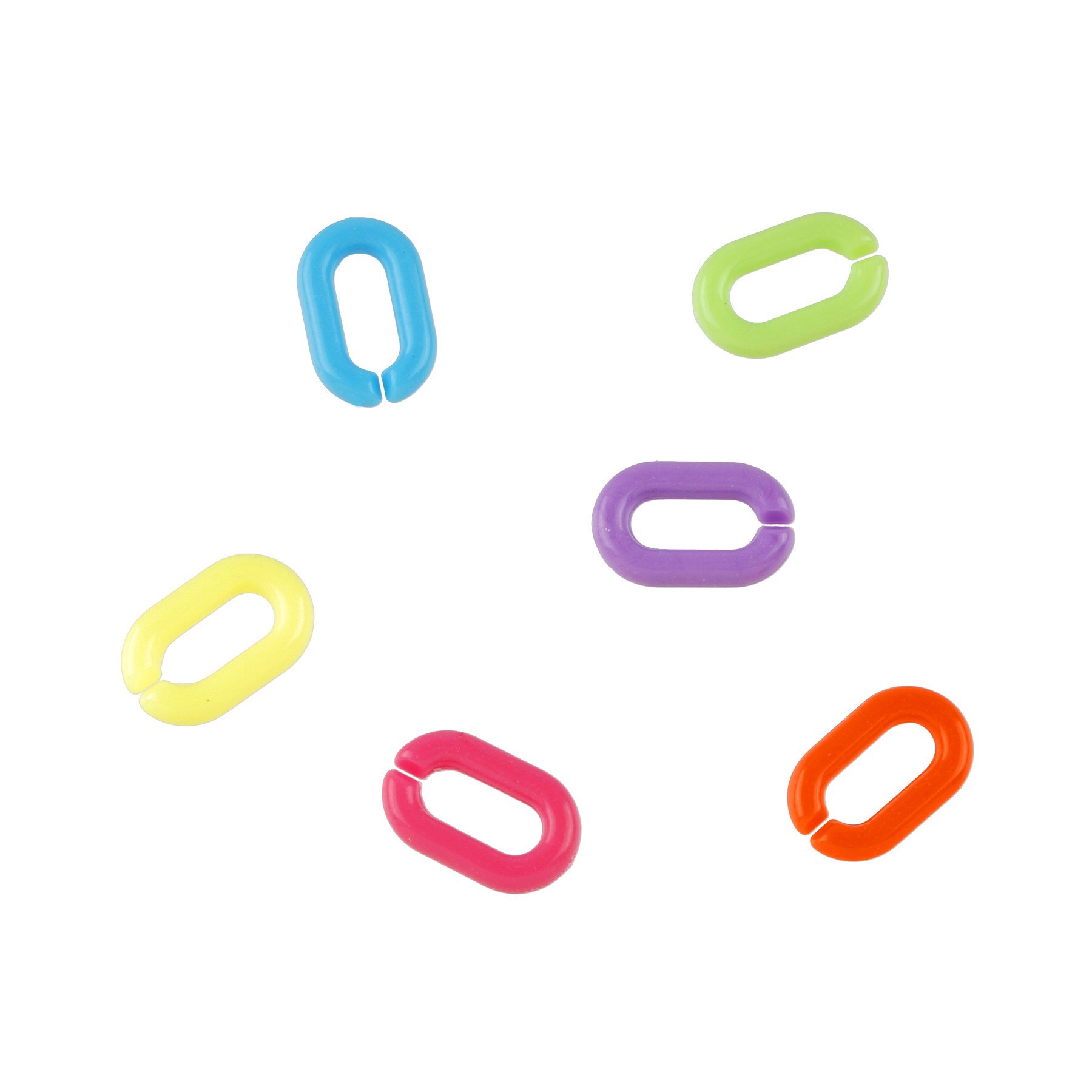 slide 2 of 3, Rainbow Plastic Chain Links By Creatology, 400ct., 400 ct