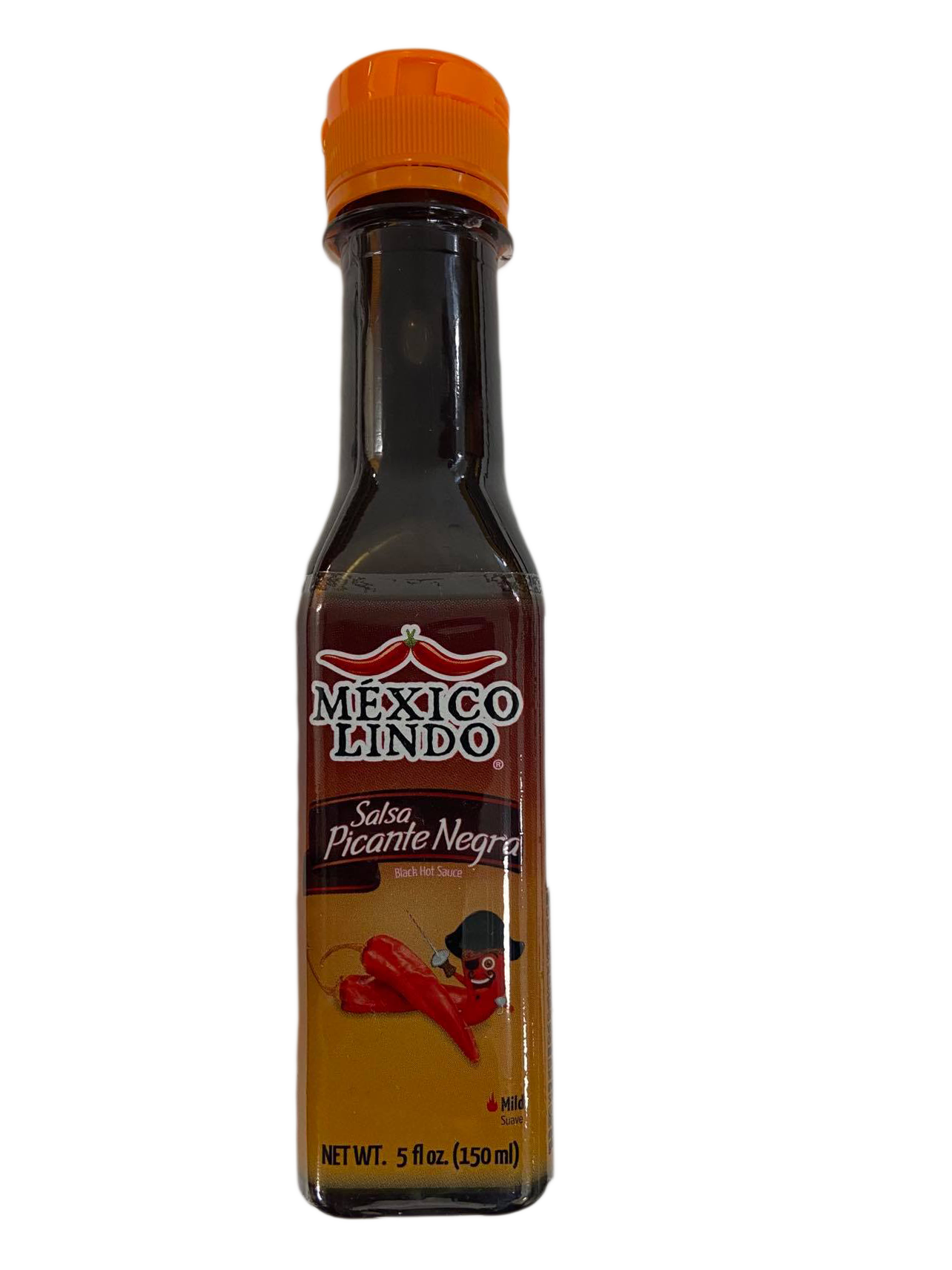 slide 1 of 1, México Lindo Spicy Salsa Picante Negra, 5 fl oz