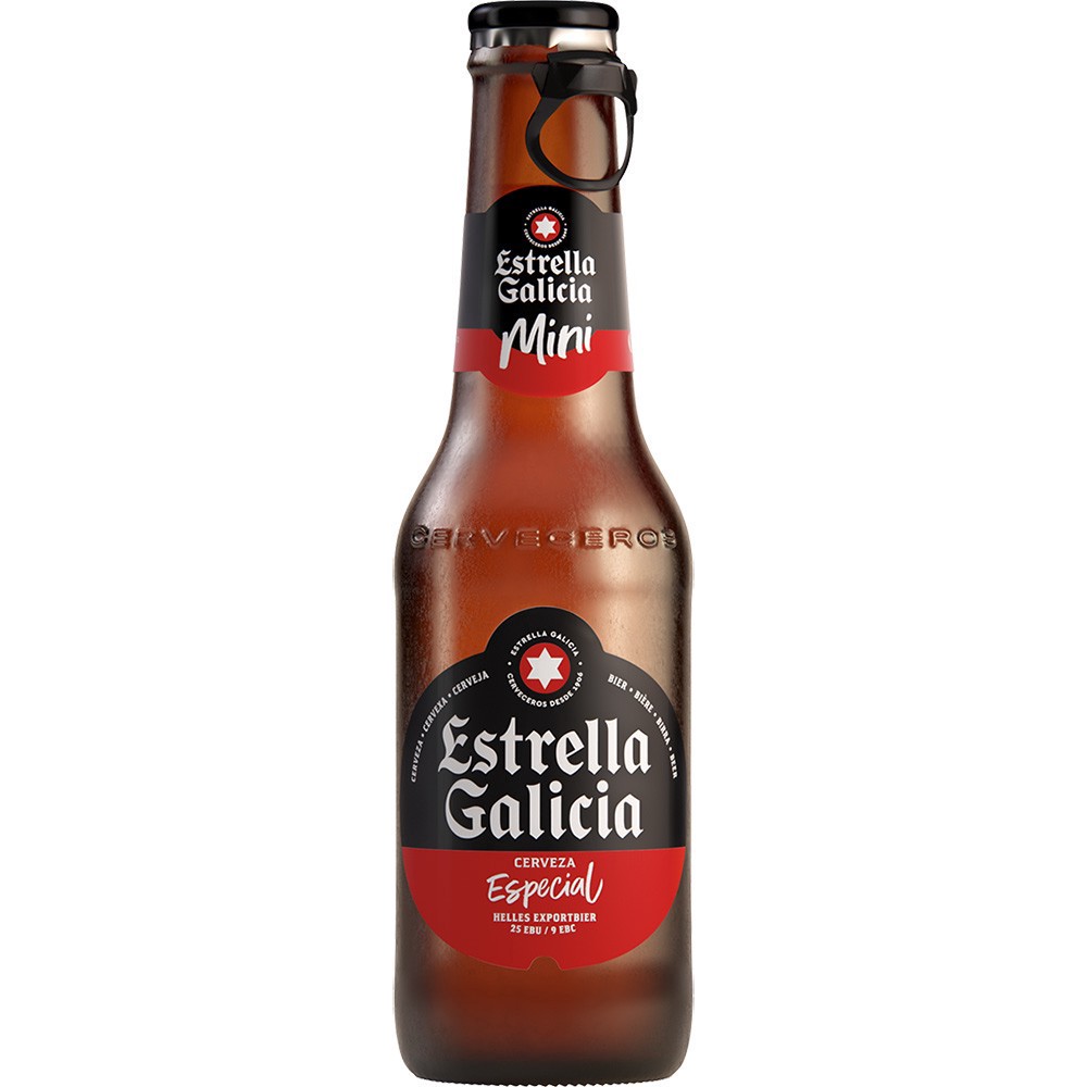 slide 1 of 1, Estrella Galicia Non-Alcoholic Beer, 6 ct; 11.2 oz