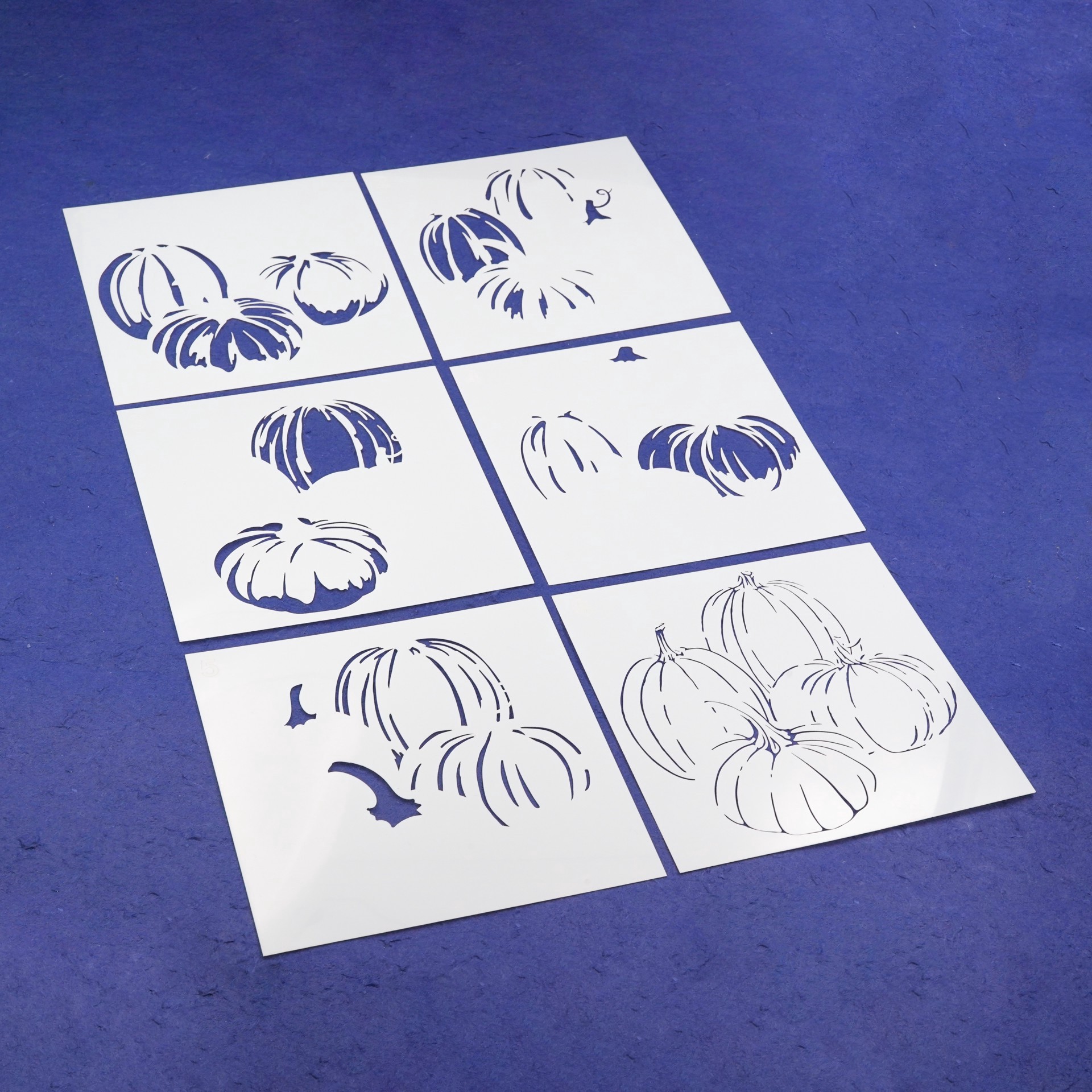 slide 3 of 3, Pumpkin Layering Stencils By Recollections, 6 in x 6 in