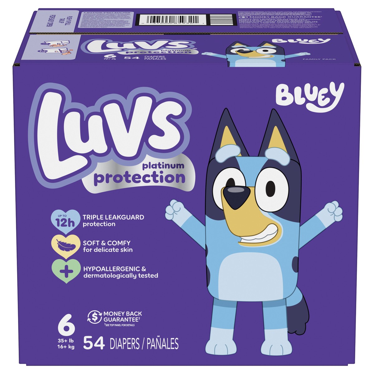 slide 1 of 6, Luvs Pro Level Leak Protection Diapers Size 6 54 Count, 54 ct