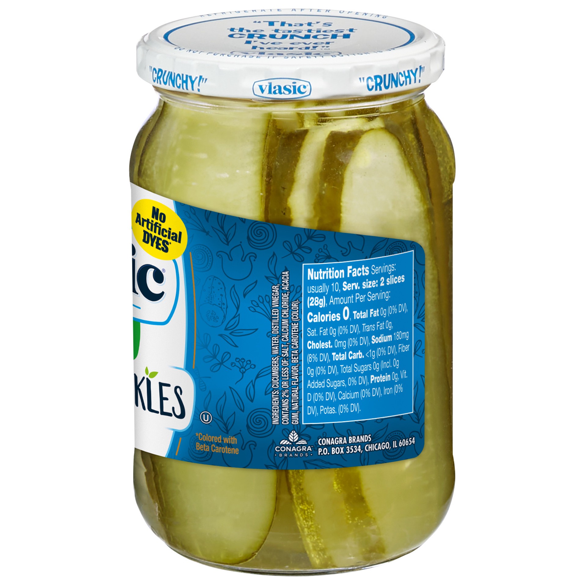 slide 3 of 3, Vlasic Purely Pickles Kosher Dill Stackers, 16 fl oz., 16 fl oz