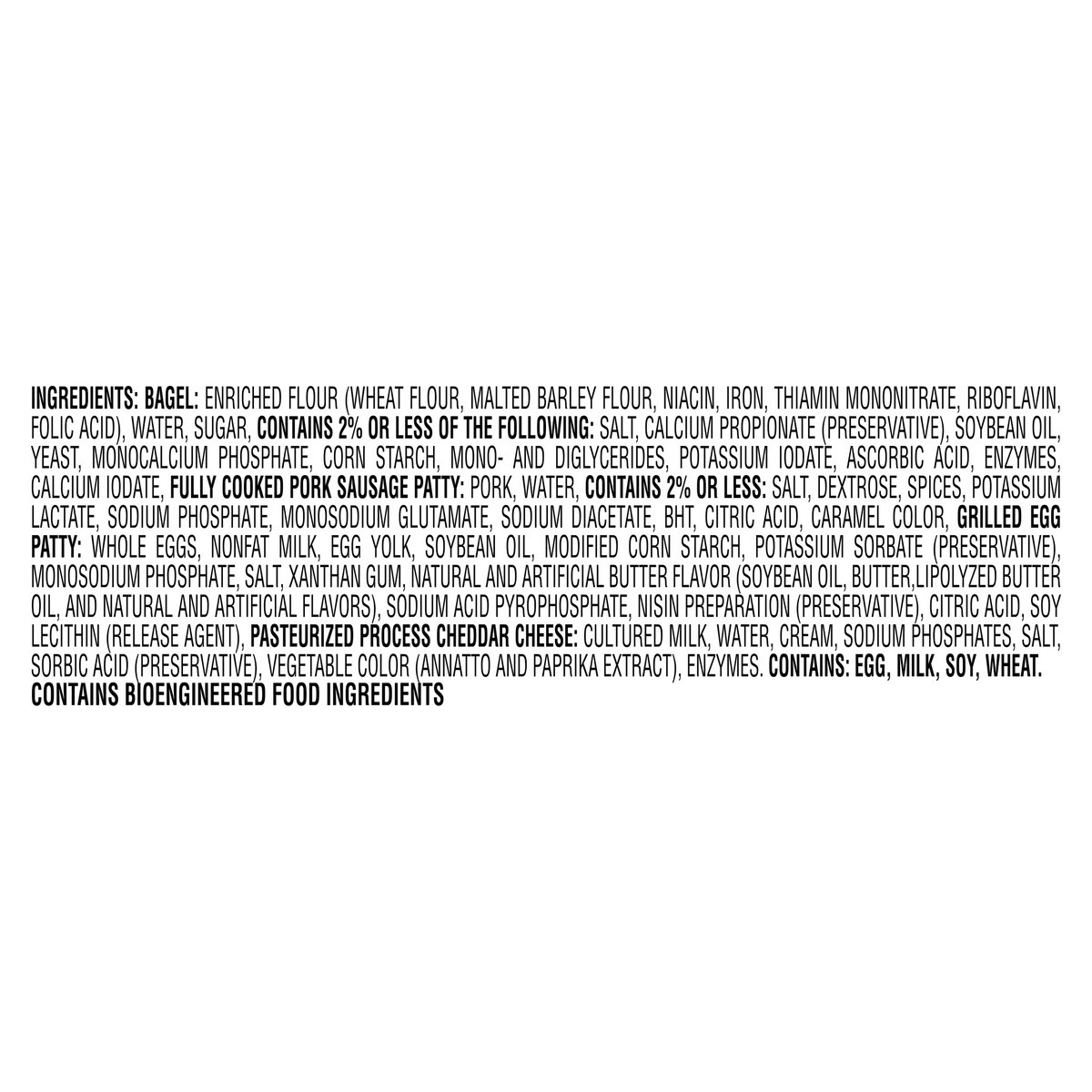 slide 3 of 8, Jimmy Dean Sausage, Egg & Cheese On a Bagel, 147.42 g