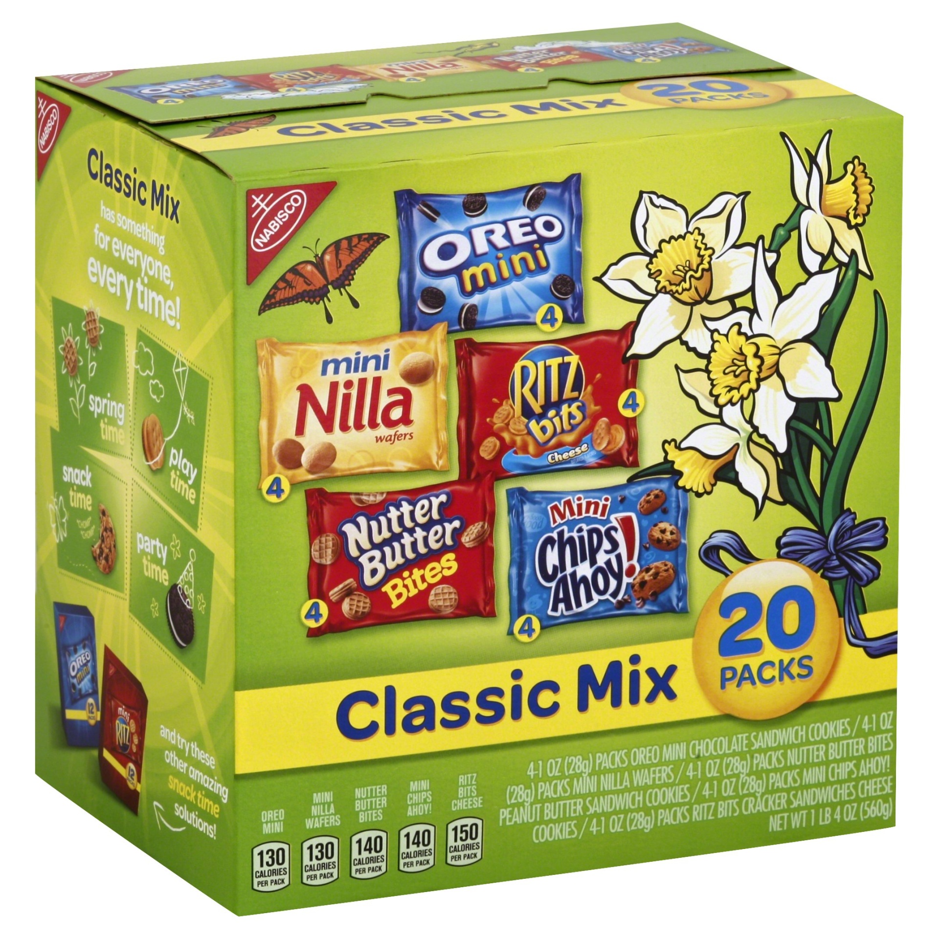 slide 1 of 9, Nabisco Spring Cookie And Cracker Classic Mix 20Ct, 20 oz