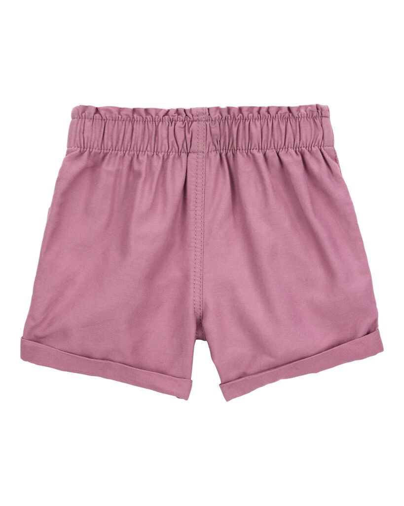 slide 3 of 3, Oshkosh Baby Pretty Utility Short Pink 24M, 1 ct