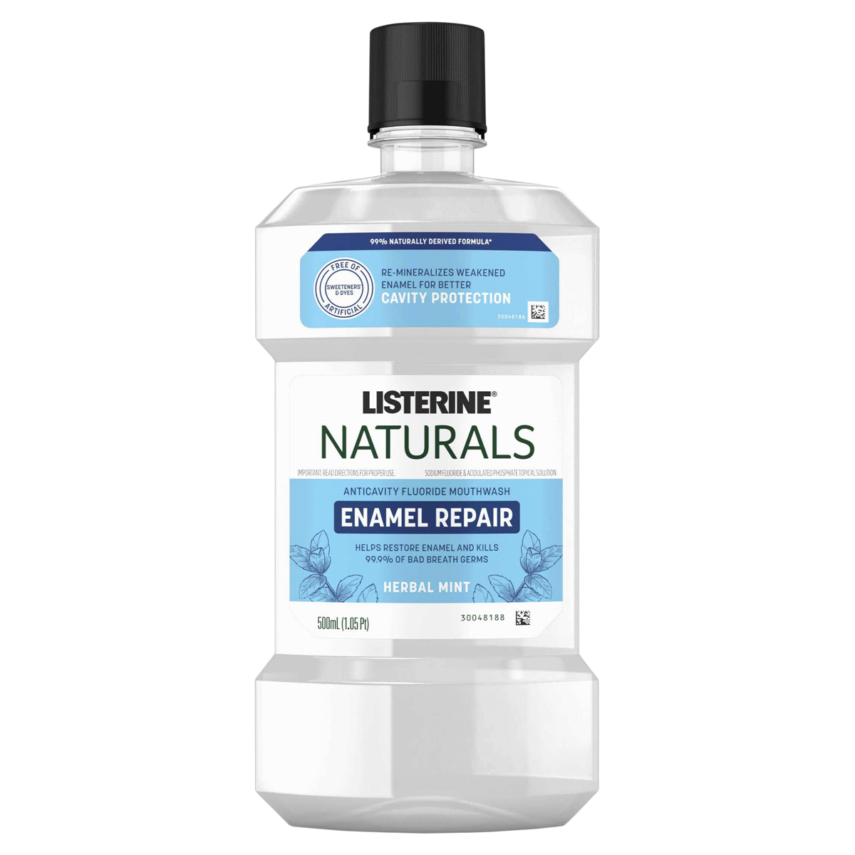 Listerine Naturals Enamel Repair Mouthwash with Mineral Sodium Fluoride