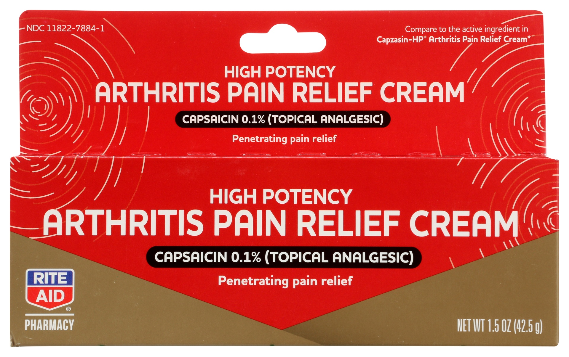 slide 1 of 3, Rite Aid High Potency Arthritis Pain Relief Cream, 1.5 oz