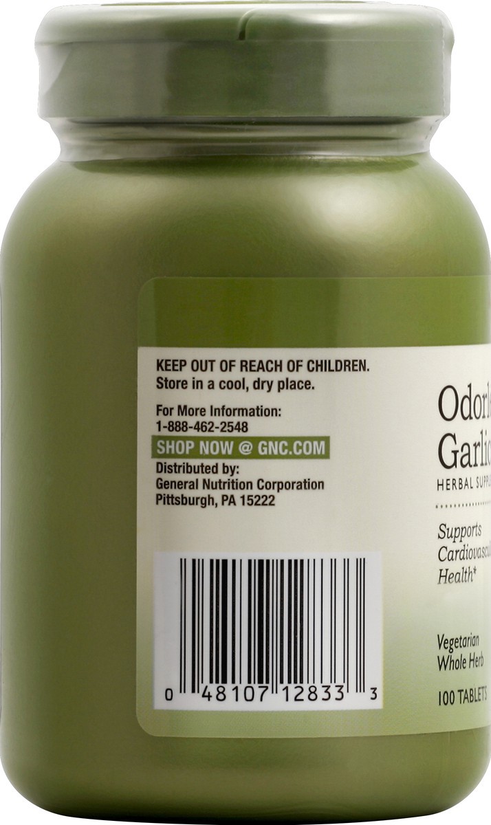 slide 6 of 6, GNC Odorless Garlic 100 ea, 100 ct