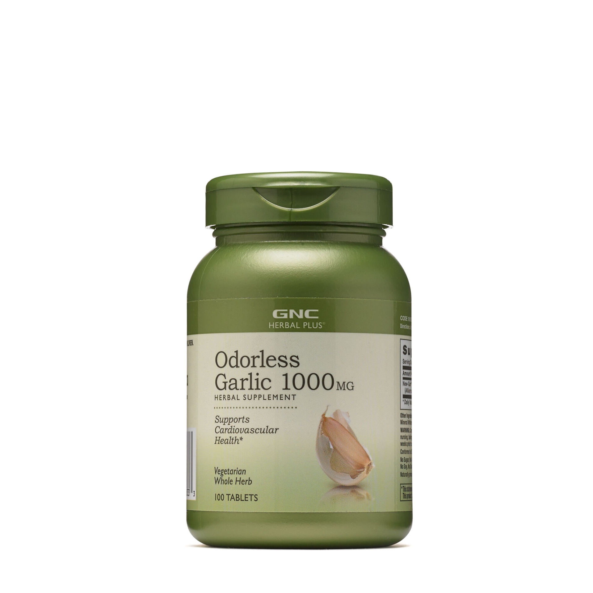 slide 1 of 6, GNC Odorless Garlic 100 ea, 100 ct