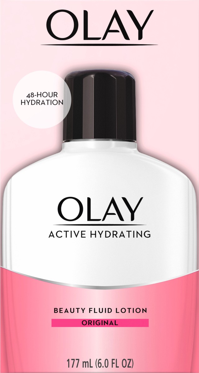 slide 2 of 3, Olay Active Hydrating Beauty Moisturizing Lotion, 6 fl oz, 6 fl oz