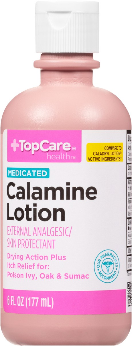 slide 3 of 9, TopCare Calamine Medicated Lotion, 6 oz