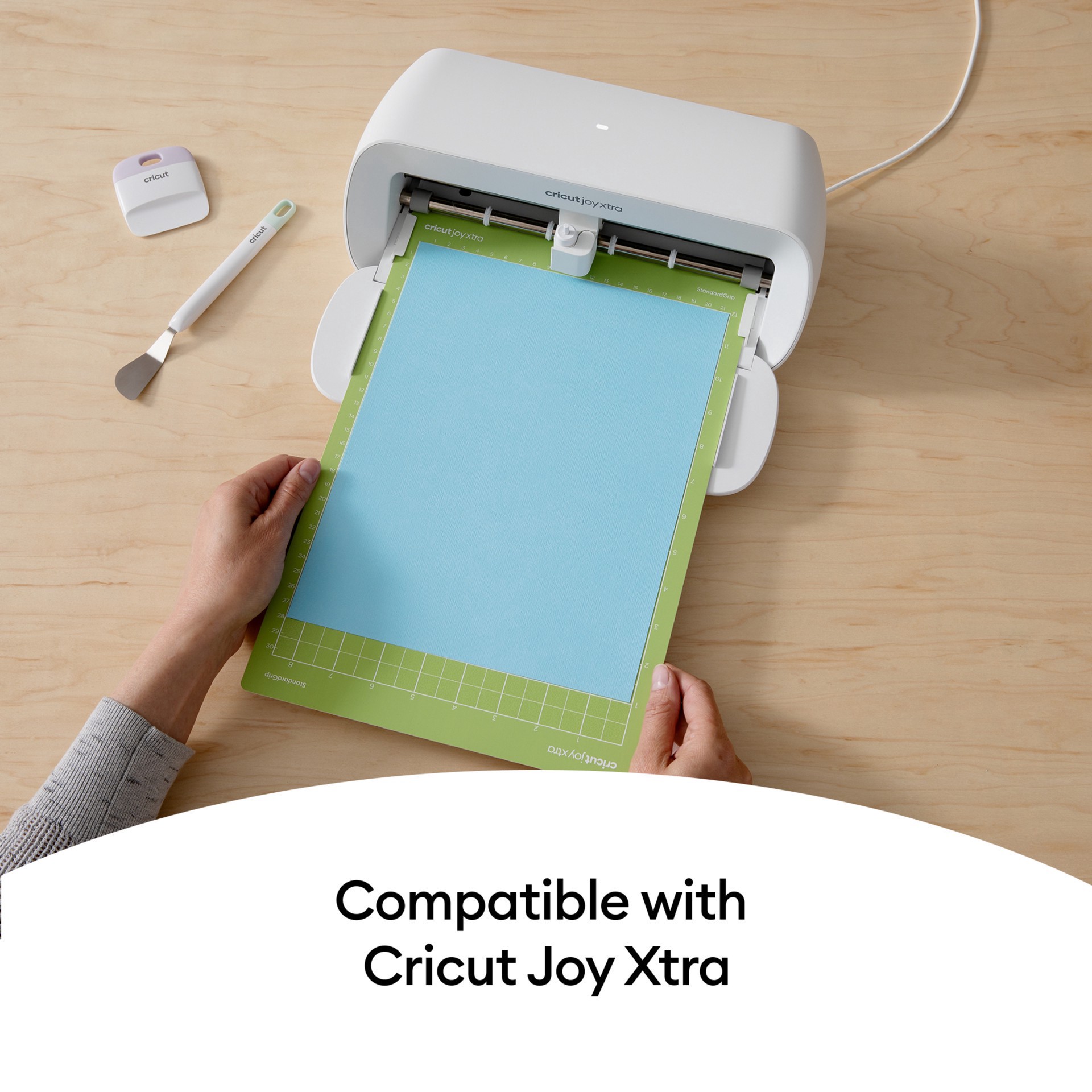 slide 2 of 6, Cricut Joy Xtra Standard Grip Machine Mat, 8.5 in x 12 in