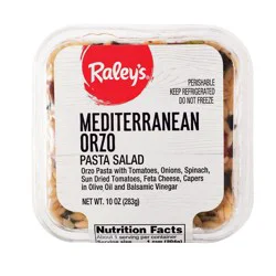 Raley's Mediterranean Orzo Pasta Salad 10 oz