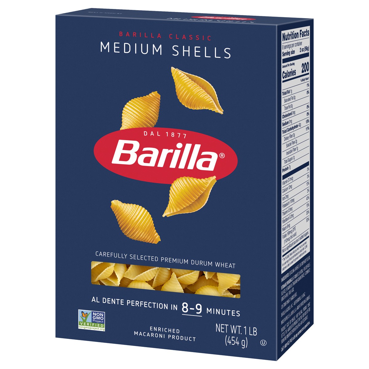 slide 3 of 9, Barilla Medium Shells Pasta, 16 oz
