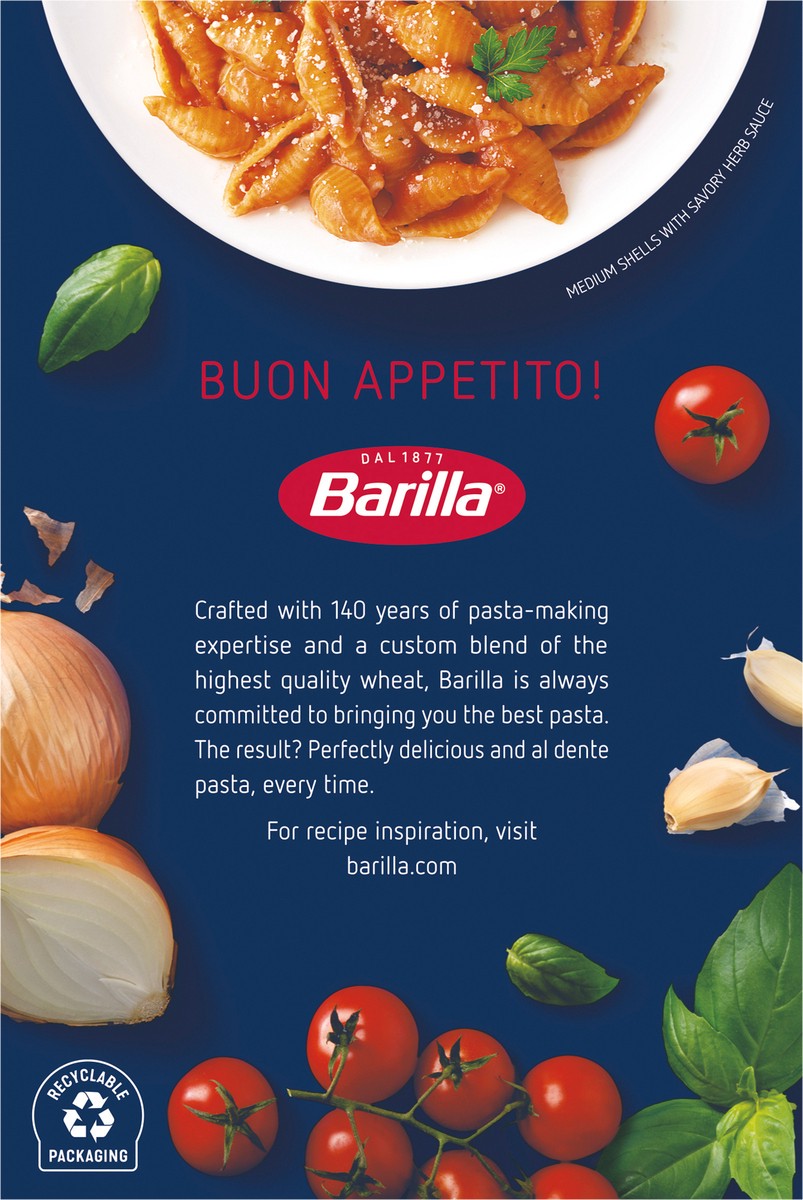 slide 5 of 9, Barilla Medium Shells Pasta, 16 oz