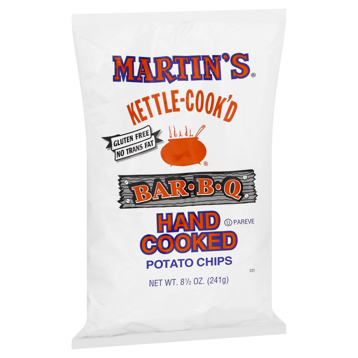 slide 5 of 9, Martin's Kettle-Cook'd Hand Cooked Bar-B-Q Potato Chips 8.5 oz, 8.5 oz