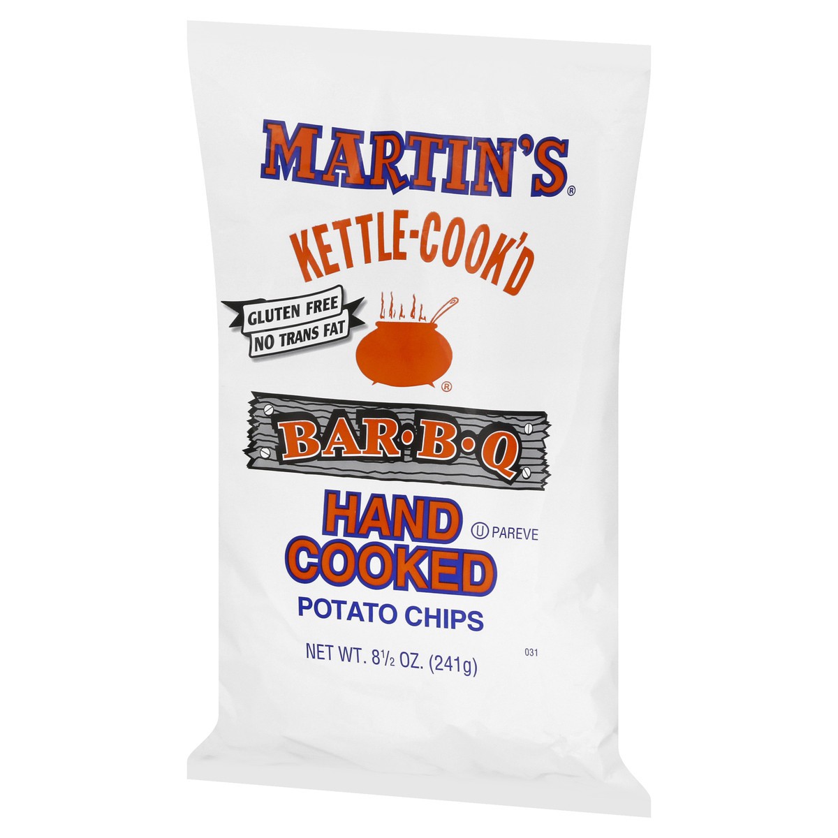 slide 4 of 9, Martin's Kettle-Cook'd Hand Cooked Bar-B-Q Potato Chips 8.5 oz, 8.5 oz