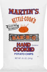 Martin's Kettle-Cook'd Hand Cooked Bar-Q Potato Chips - 8.5 oz