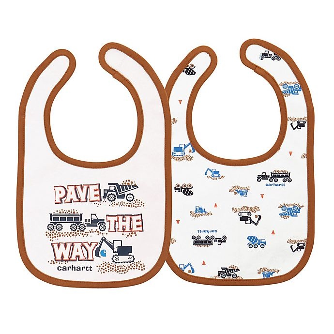 slide 1 of 2, Carhartt'Pave The Way Bib - White'', 2 ct