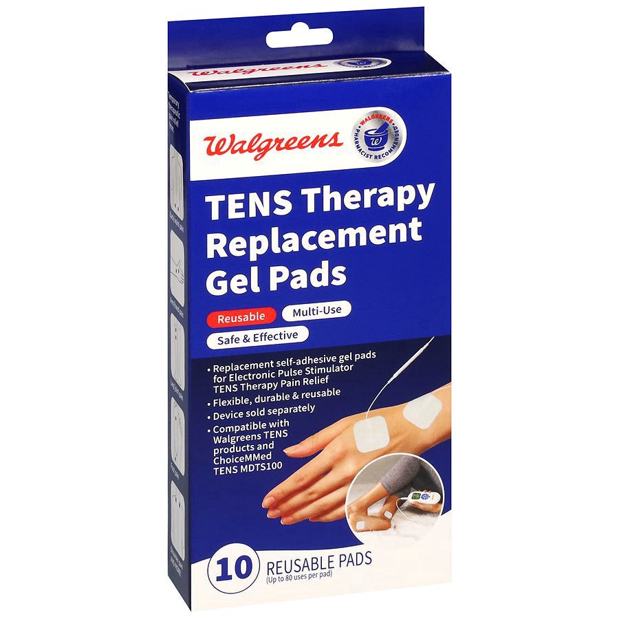 slide 3 of 5, Walgreens Electrotherapy Replacement Pads, 10 ct