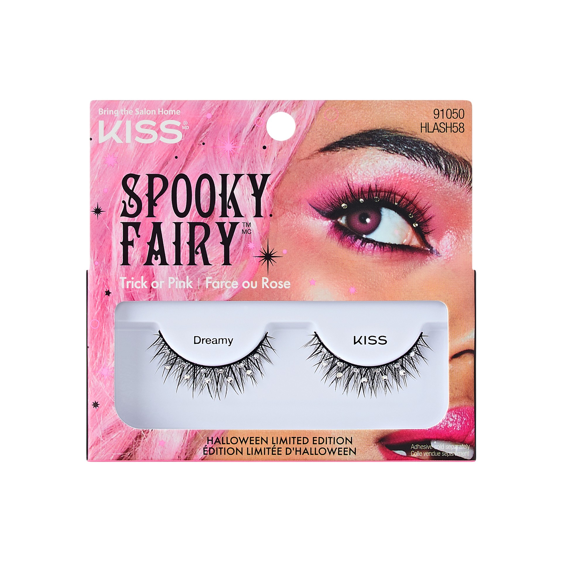 slide 1 of 5, KISS Halloween Limited Edition Spooky Fairy False Eyelashes, 1 Pair - Dreamy, 1 ct
