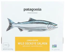 Patagonia Provisions Lemon Pepper Wild Sockeye Salmon
