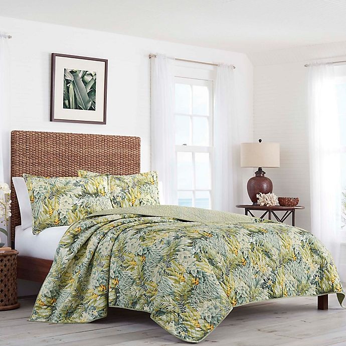 slide 3 of 3, Tommy Bahama Cuba Cabana King Quilt - Green, 1 ct